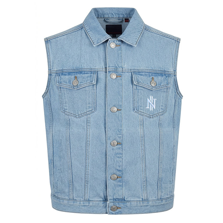 DENIM VEST BLUE