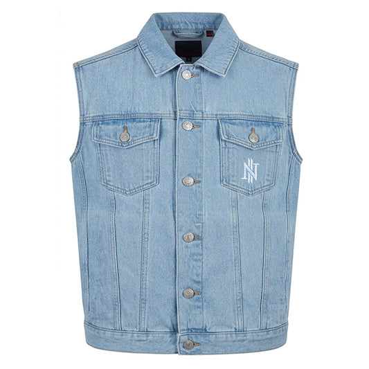DENIM VEST BLUE