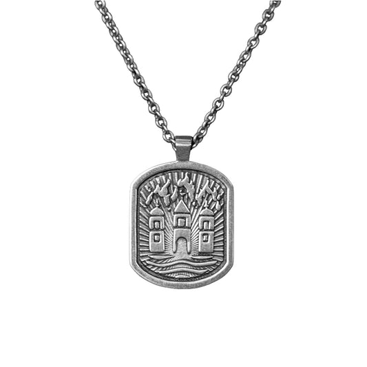 TOWNS ARMS NECKLACE SILVER CHAIN