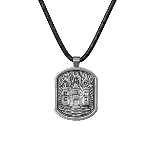 TOWNS ARMS NECKLACE LEATHER CORD